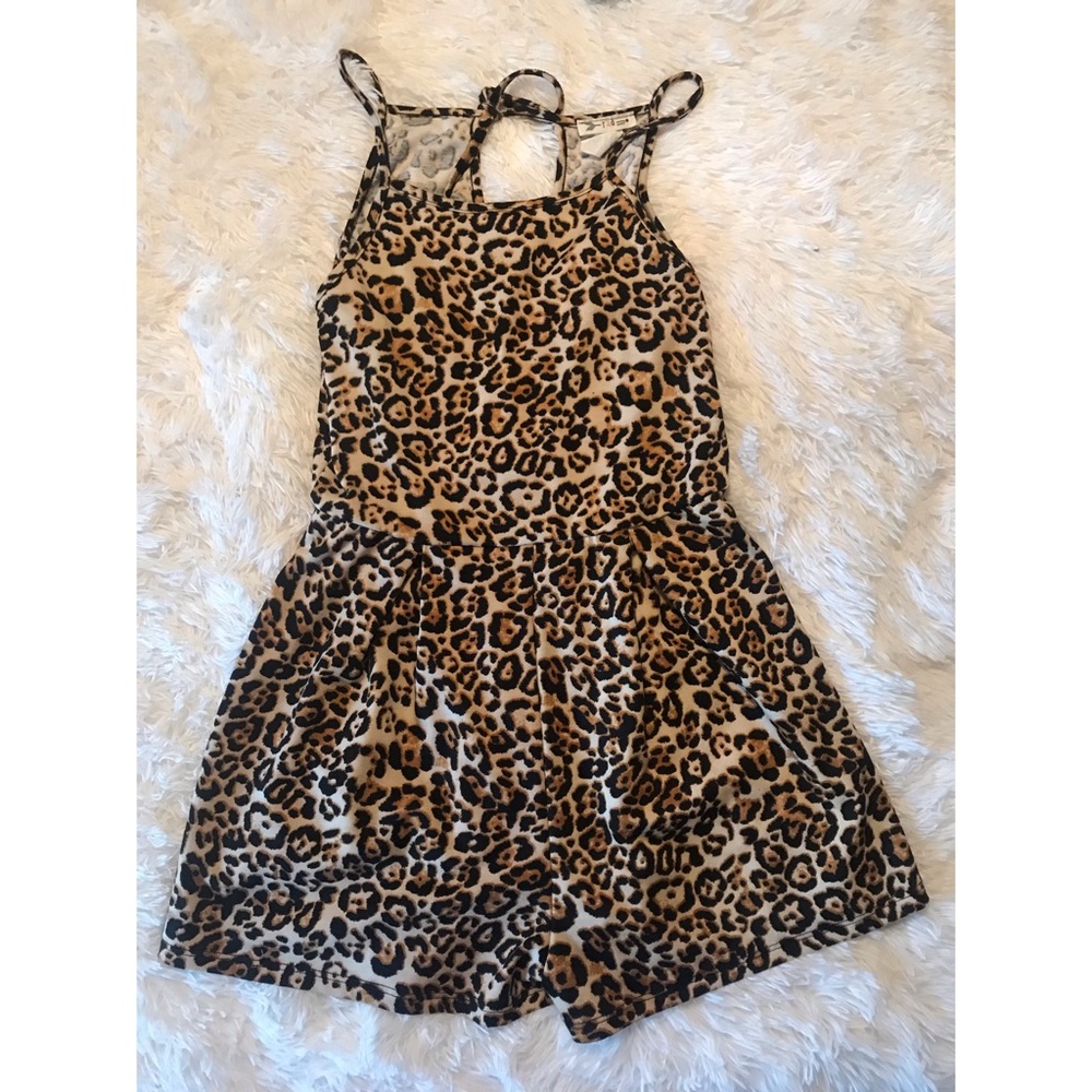 Leopard Print Romper